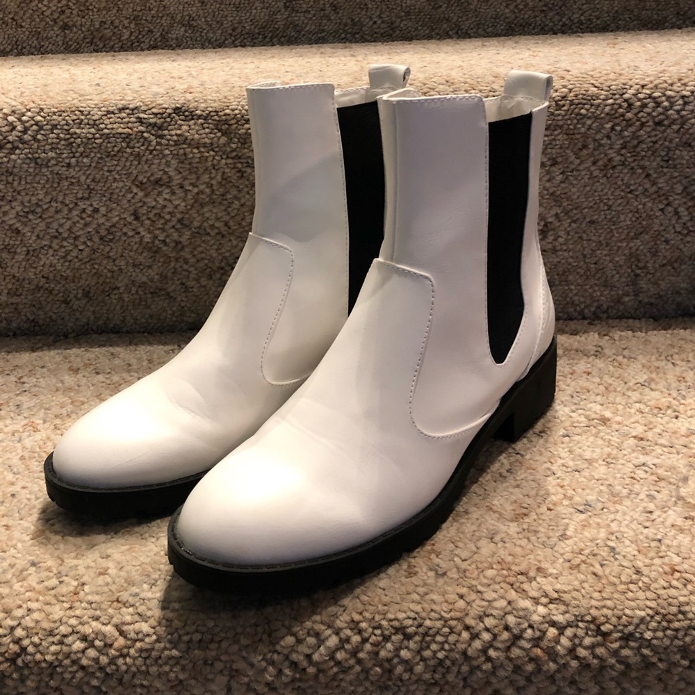 White boots